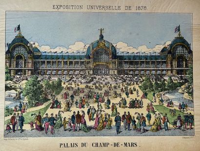 PARIS - 1878 WORLD'S FAIR - PALAIS DU CHAMP-DE-MARS....