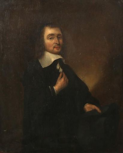 KEYSER Thomas de (Attribué à) Amsterdam vers 1596 - id.; 1667 Portrait d'homme son...