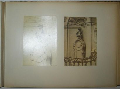 null ALBUM PHOTOS du XIX EME - "SOUVENIRS de VOYAGES, 1882". XIXème. In-4, oblong....