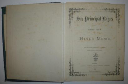 INDE "Six principales RAGAS with a brief VIEW of HINDU MUSIC by SOURINDRO MOHUN TAGORE,...