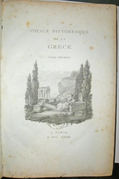 null "VOYAGE pittoresque de la GRECE", par CHOISEUL-GOUFFIER. 1782, 1809 et 1822....