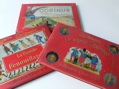 null Trois volumes Armand Colin et Cie par Christophe: « L'idée fixe du Savant Cosinus...