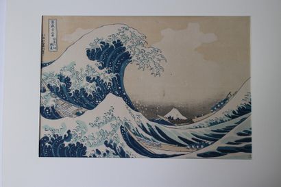 Katsushika Hokusai (1760-1849), oban yoko-e, de la série Fugaku Sanjûrokkei (les...