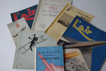null NOTICES et REVUES d’AVIATION

 Salons de l’aviation de 1934, 1949, 1951, prospectus...