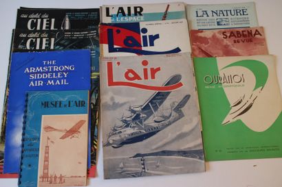 null REVUES ESPACE & AIR

Fort lot de revues anciennes consacrées à l’aviation et...