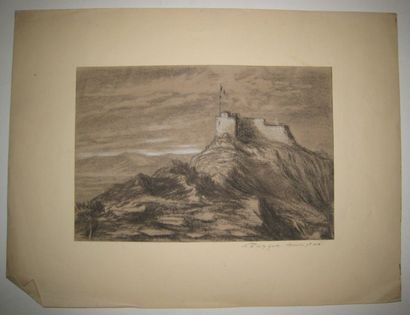 null BOUCHES-DU-RHÔNE (13) - VUE de "NOTRE-DAME DE LA GARDE, MARSEILLE, 7bre 1859"....