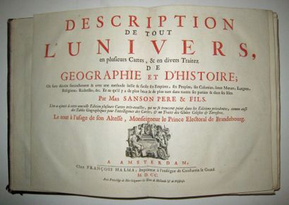 null SANSON D'ABBEVILLE, Nicolas (1626-1648) & Guillaume (1600-1667). Description...