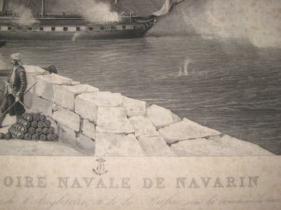 null GRECE - RUSSIE -MARINE - "VICTOIRE NAVALE de NAVARIN, Remportée sur la flotte...