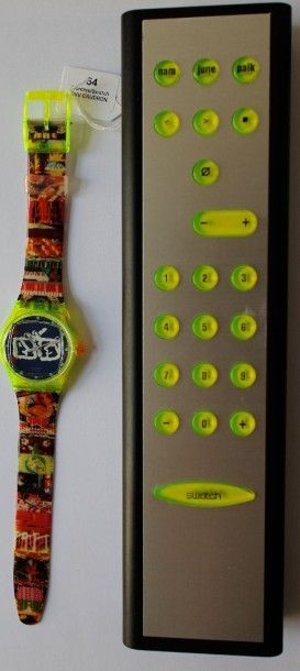 null Swatch à quartz MUSICALL ZAPPING BY NAM JUNE PAIK