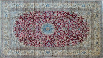null Exceptionnel et très important NAIN en soie (Iran), vers 1975. 515 x 300 cm