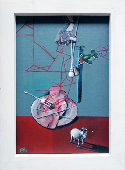 null Nazanine Khosrownia

série de 3 tableaux

acrylique sur toile

45 cm x 35 cm

43...