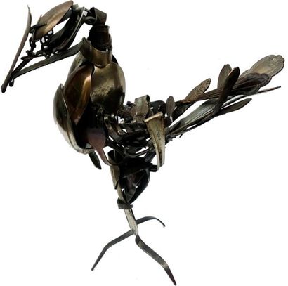 null Bahram Ashofteh

Sculpture en forme d’oiseau accumulation de pièces en acier...