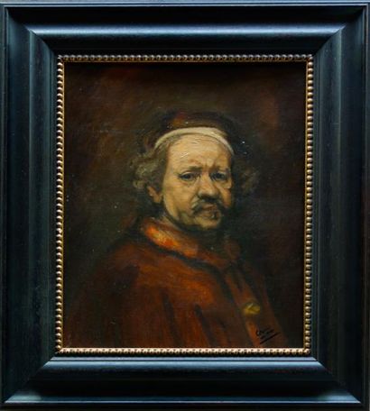 null Elaheh fille de Heydarian

Représentation d’un des auto-portraits de Rembrandt

Huile...