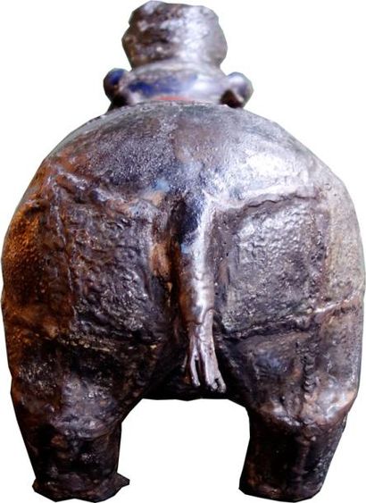 null Bernard Melois

artiste francais né en 1939

Sculpture en tôle en forme d’hippopotame

37...