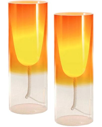null 2 lampes de table 

« Toobe »

Déclinaison : Orange

Marque : Kartell

Designer...