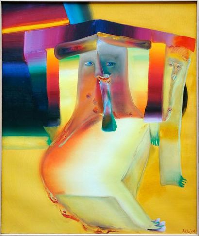null Atila Biro (1931-1987)

« Dansez l’orage(Rilke)» 

Huile sur toile

162 x 130...