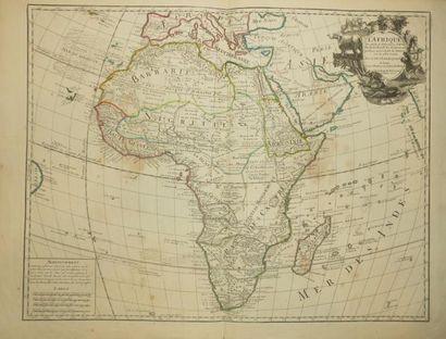 null CARTE DE "L'AFRIQUE dressée sur les observations de l'Académie Royale des Sciences...