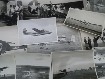 null 22 photographies d’aviation dont hydravion Catalina, Super Broussard , Broussard...