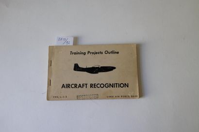 null AIRCRAFT RECOGNITION Carnet de silhouettes d’identification de L’US Air Force....