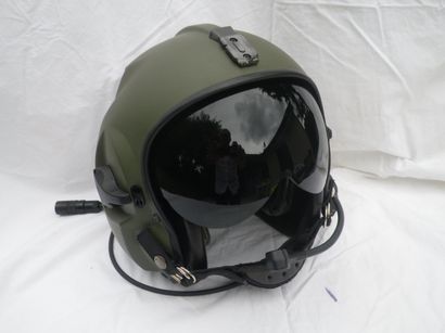 null 
CASQUE DE PILOTE de F15 – F16
Type HGU 55/P. GENTEX  Coque en résine grise...