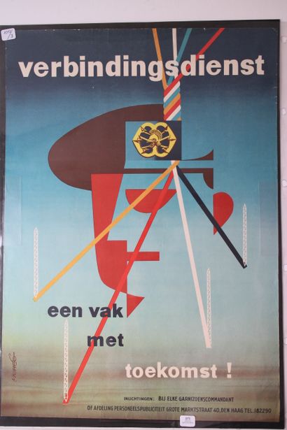 null AVIATION PAYS BAS
Deux affichettes en néerlandais Gronddienst – Verbindingsdienst....