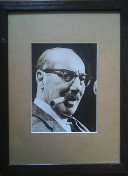 null PHOTO FACTORY : « Marx Groucho, 1964 ». Procédé photographique en noir et blanc....