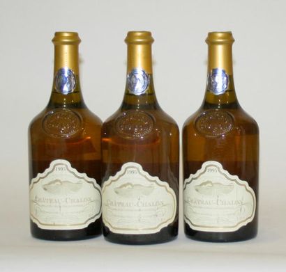 null 3 bouteilles JURA - CHÂTEAU CHALON - 1995
