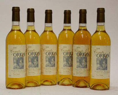 null 6 bouteilles SUD OUEST - PACHERENC DU VIC-BILH - DOMAINE du COMTE D'ORION 2000
Etiquettes...