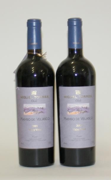 null 2 bouteilles CHILE - Cabernet Sauvignon "MANSO DE VELASCO" - MIGUEL TORRES ...