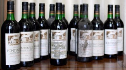 null LOT 13 bouteilles CHÂTEAU de FONTENILLE - Bordeaux : 12 bouteilles de 1976 et...