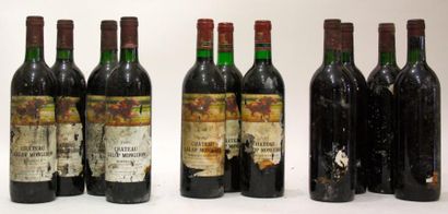 null 11 bouteilles CHÂTEAU GALOP MONGIRON - Bordeaux Millésimes divers 4 bouteilles...