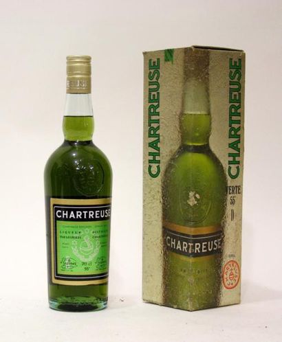 null 1 bouteilles CHARTREUSE VERTE 70cl 
