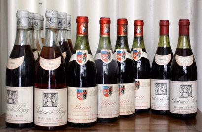 null MANETTE 13 bouteilles VINS du BEAUJOLAIS DIVERS : 7 bouteilles CHÂTEAU DE PIZAY...