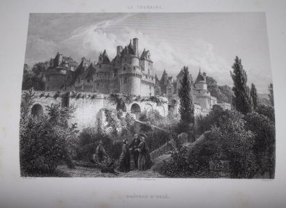 [BOURASSE, Abbé Jean-Jacques] LA TOURAINE (37): Histoire et Monuments. Tours, Alfred...