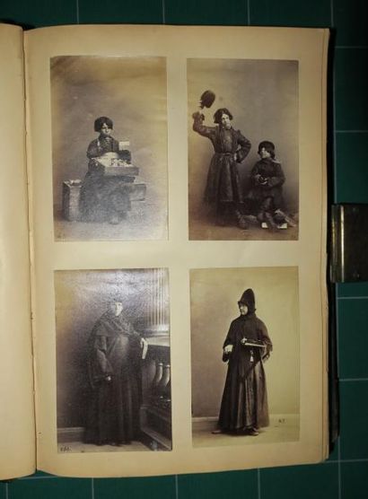 null RUSSIE - ALBUM de PHOTOS ANCIENNES vers 1860-1870 par VILYAM KARRIK (William...