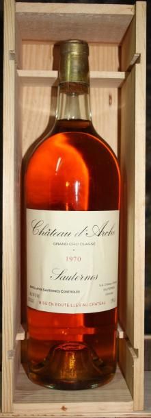 null 1 magnum CHÂTEAU D'ARCHE 2ème CC - Sauternes 1970
coffret bois