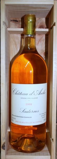 null 1 magnum CHÂTEAU D'ARCHE 2ème CC - Sauternes 1998
coffret bois