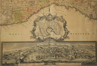 null ITALIE - PLAN DE GÊNES - HOMANN (Héritiers de). "Carta geographica, la quale...