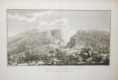 null LA REUNION - MILBERT (Jacques-Gérard). IMPORTANT ENSEMBLE DE 27 GRAVURES tirées...