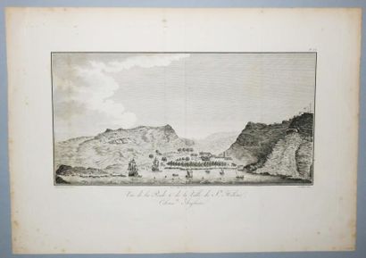 null LA REUNION - MILBERT (Jacques-Gérard). IMPORTANT ENSEMBLE DE 27 GRAVURES tirées...