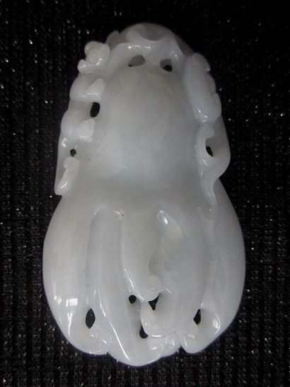 Jade Chine, pendentif en jade/ Jadéite de grade A

6.2x3.5cm


