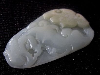 Jade Chine, pendentif en jade/ Jadéite de grade A

6.6x4 cm


