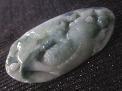 Jade Chine, pendentif en jade/ Jadéite de grade A

6.5x3.7 cm

