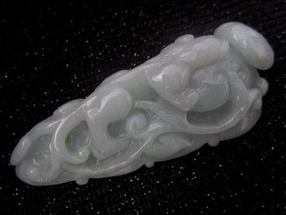Jade Chine, pendentif en jade/ Jadéite de grade A

7.5x3.2 cm

