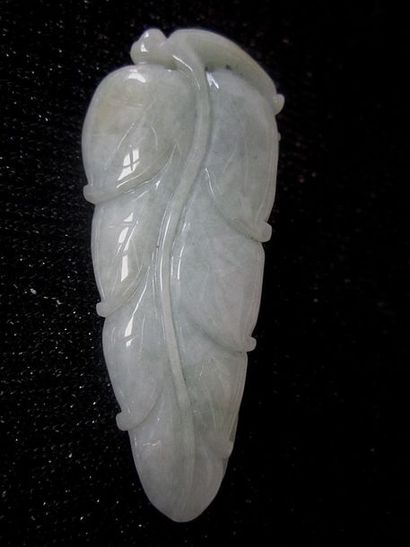 Jade Chine, pendentif en jade/ Jadéite de grade A

7.5x3.2 cm

