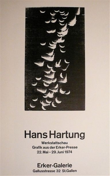 HARTUNG Hans HARTUNG Hans Affiche originale en gravureRéalisée pour une exposition...