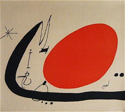 MIRO Joan MIRO Joan « Ma de proverbis »
Lithographie originale 1970
Signature imprimée...