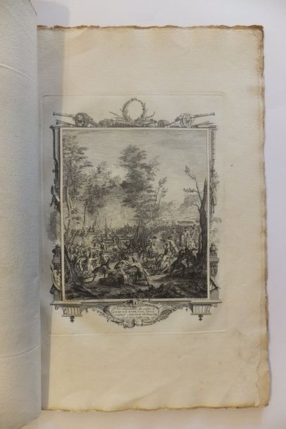 null BATAILLES - LOUIS XV - LIVRE, Histoire des conquêtes de Louis XV . Tant en Flandre...