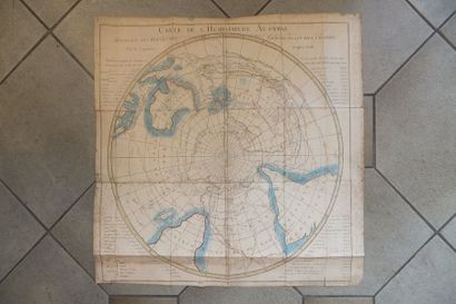 null HEMISPHERE AUSTRAL - MAPPEMONDE - CARTE, "Carte de l'hémisphère Austral montrant...