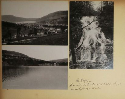 null 5 ALBUMS DE PHOTOS ANCIENNES VERS 1900: Photos de famille de divers VOYAGES...